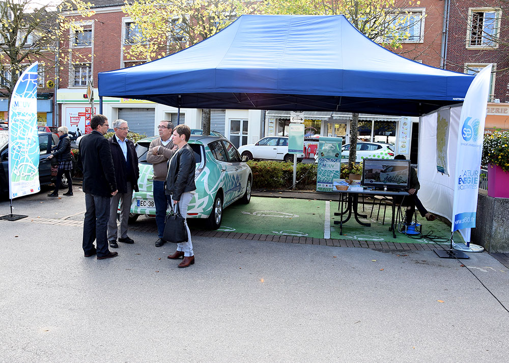 Stand mobilité Grandvilliers Déroulant